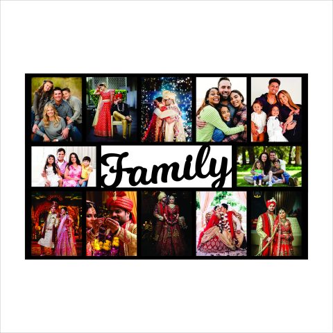 Crafty Worth | customized frames with photos | customized gifts Customized Photo Frame with photos and Name 12×18 inch