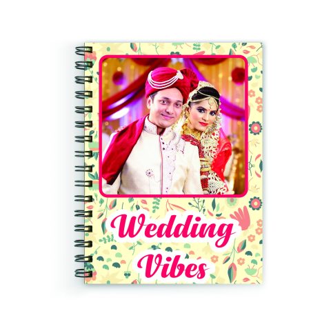 Crafty Worth | notebook diary | customized gifts Customized Notebook Wire Bound Spiral Printed unruled Pages :160 (Size :A5) - alternate view