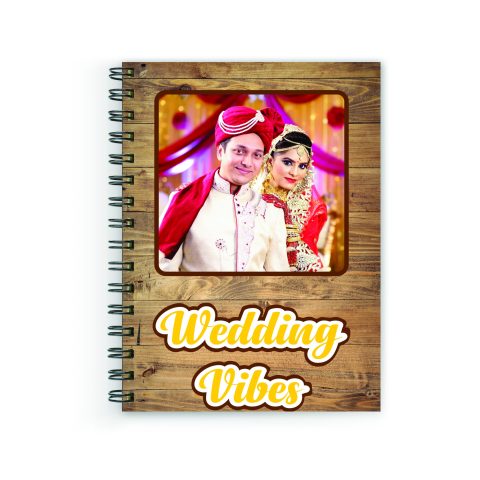 Crafty Worth | notebook diary for girls | customized frames gifts Customized Notebook Wire Bound Spiral Printed unruled Pages :160 (Size :A5) - alternate view