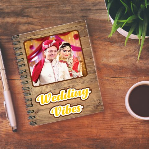 Personalized Wedding Vibes Photo Notebook - alternate view