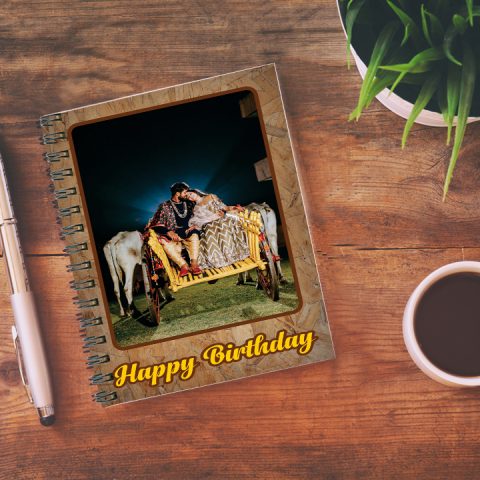 Personalized Photo Birthday Spiral Notebook - alternate view