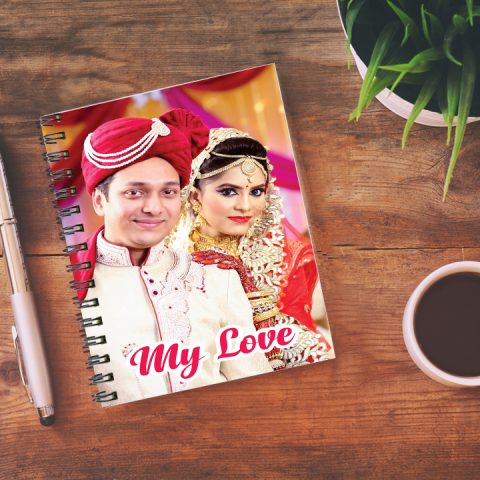 Custom Photo Printed Spiral Notebook - alternate view