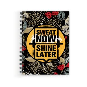 Crafty Worth A5 boys diary with Sweat Now motivational cover