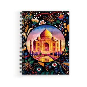 Crafty Worth A5 stylish diary with Taj Mahal cover design