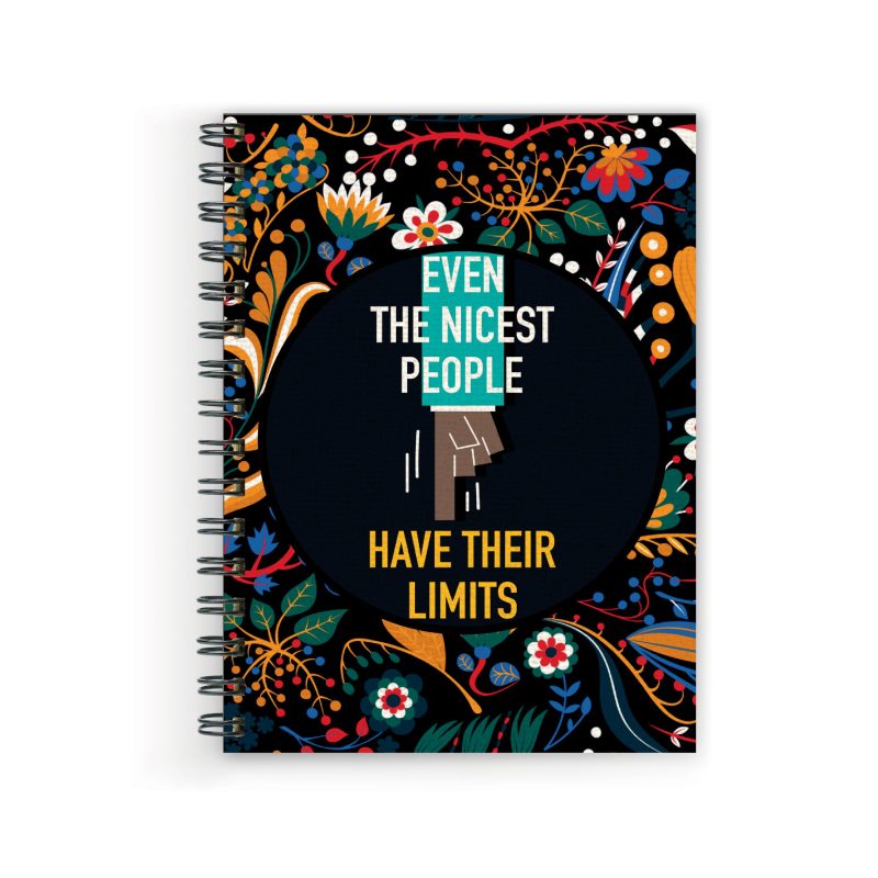 Floral Limits A5 Spiral Notebook