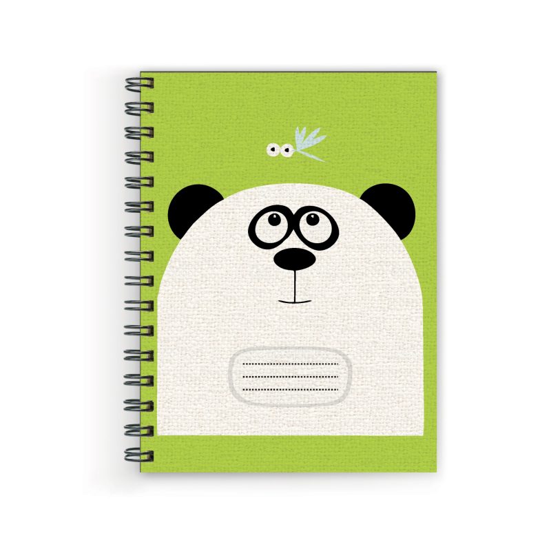 Cute Panda Spiral Bound Notebook