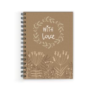 Crafty Worth A5 personal writing diary with With Love cover
