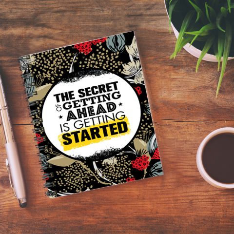 Crafty Worth the secret of getting Wire Bound Spiral Printed unruled diary for cook book cheap Pages :160 (Size :A5) - alternate view