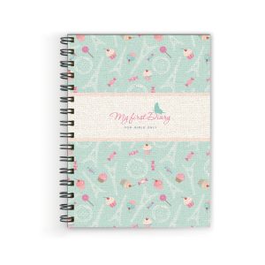 Crafty Worth A5 expenses diary with My First Diary cover