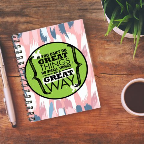 Crafty Worth if you can’t do Wire Bound Spiral Printed unruled diary for him Pages :160 (Size :A5) - alternate view