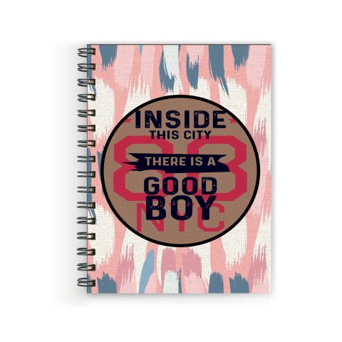 Crafty Worth inside the city Wire Bound Spiral Printed unruled diary for girls ruled pages Pages :160 (Size :A5)