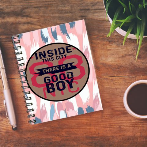 Crafty Worth inside the city Wire Bound Spiral Printed unruled diary for girls ruled pages Pages :160 (Size :A5) - alternate view