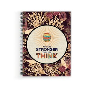 Crafty Worth A5 journaling diary with You Are Stronger cover