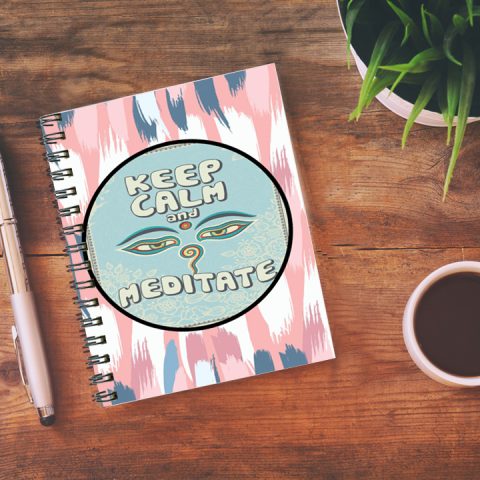 Crafty Worth keep claim Wire Bound Spiral Printed unruled diary for introverts Pages :160 (Size :A5) - alternate view