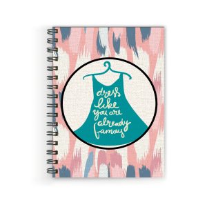 Crafty Worth A5 diary with Dress Like You Are quote cover