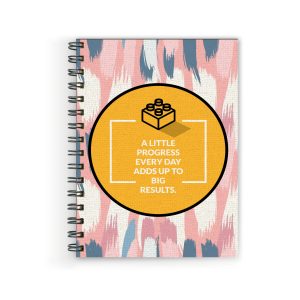 Crafty Worth A5 cute kids diary with A Little Progress cover