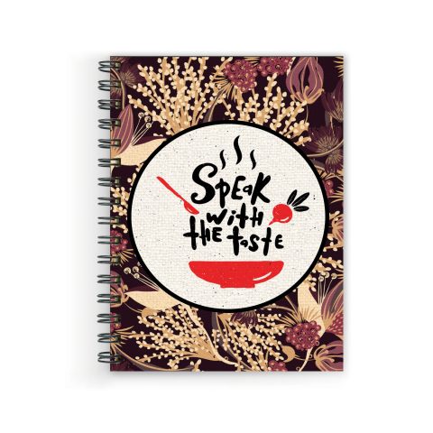Crafty Worth speak with the taste , Wire Bound Spiral Printed unruled note book of unicorn under 300 Pages :160 (Size :A5)