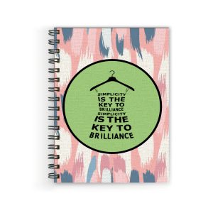 Crafty Worth A5 couple diary with Simplicity Is The minimal cover