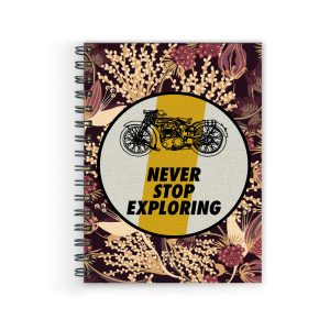 Crafty Worth A5 ladies diary with Never Stop Exploring cover