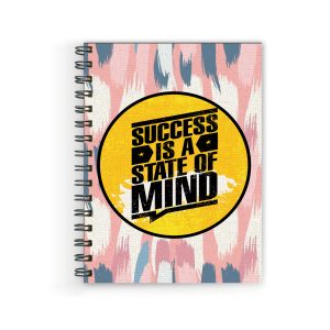 Crafty Worth A5 diary with Success Is A quote cover