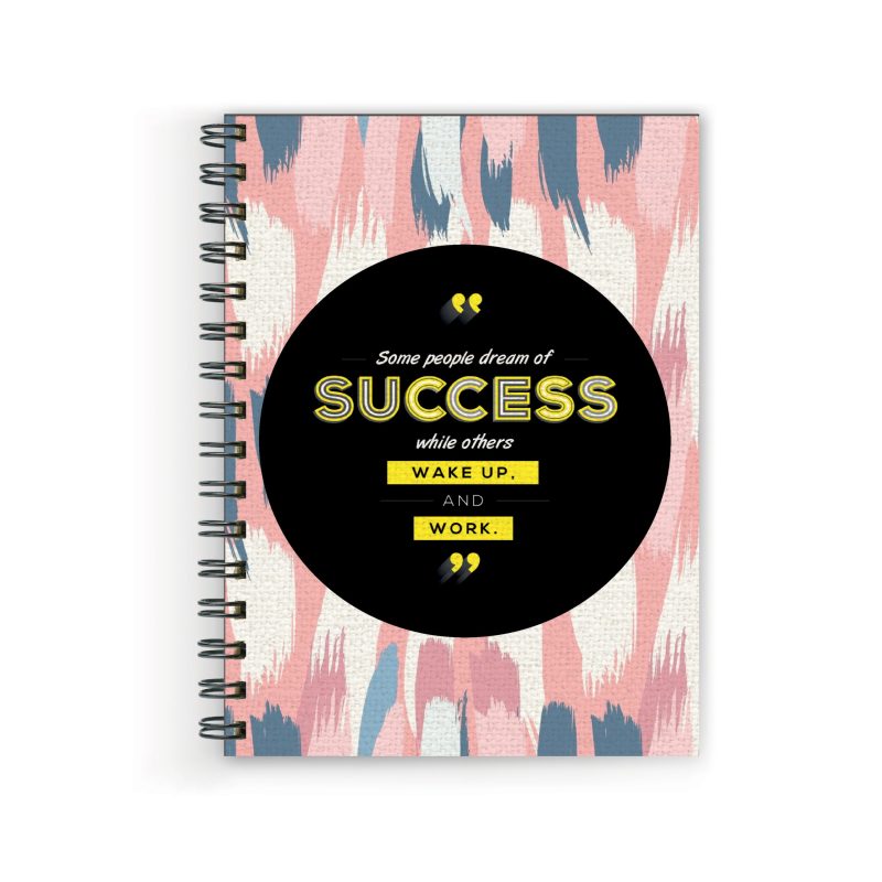 Crafty Worth some people dream of , Wire Bound Spiral Printed unruled notebook quard Pages :160 (Size :A5)