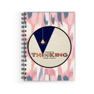 Crafty Worth A5 personal writing diary with Design Is Thinking cover