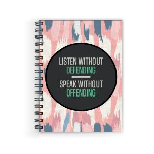 Crafty Worth A5 professional diary with Listen Without cover