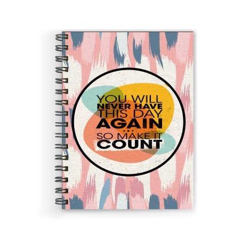 Crafty Worth you will never have Wire Bound Spiral Printed unruled diary for pregnant women Pages :160 (Size :A5)
