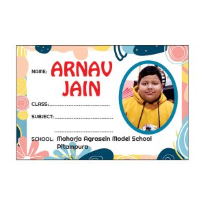 Crafty Worth name slip stickers for school kids 36 pcs