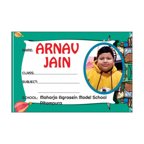 Crafty Worth Personalized Cute Stickers with Your Kids Photo to Decorate Your School Books & Notebooks, Customized Labels (customised) 36 pcs, 3×2 IN
