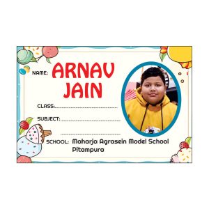 Crafty Worth school notebook name labels 36 pcs