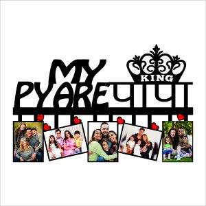 CraftyWorth | customized frames for dad | customized gifts Customized Photo Frame with Name 12x18 inch