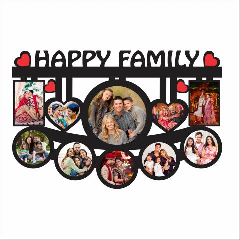 Crafty Worth |Family Customized Photo Frame Personalised Photo Frame Gift | Customized Gifts for Birthday Customized Photo Frame with Name 12×18 inch…