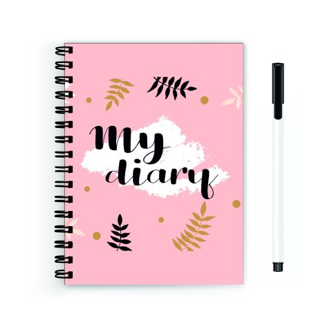 Crafty Worth Reusable Wiro Spiral Unruled Notebook Diary Journal pregnant women Blank Pages – A5 (Size 5.5×8)