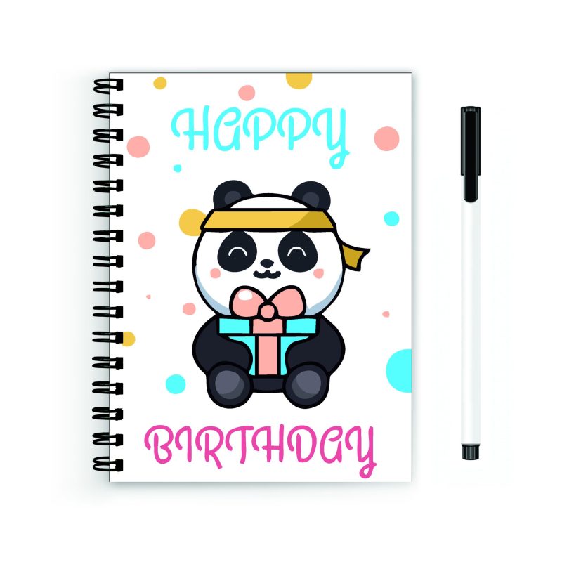 Happy Birthday Panda Wiro Journal