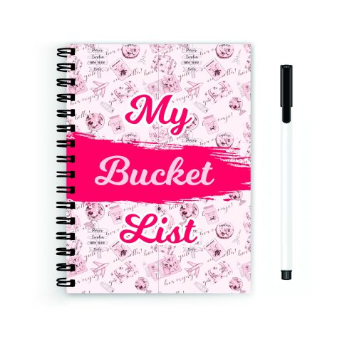 Crafty Worth Reusable Wiro Spiral Unruled Notebook Diary Journal My Travel Journal Blank Pages – A5 (Size 5.5×8)