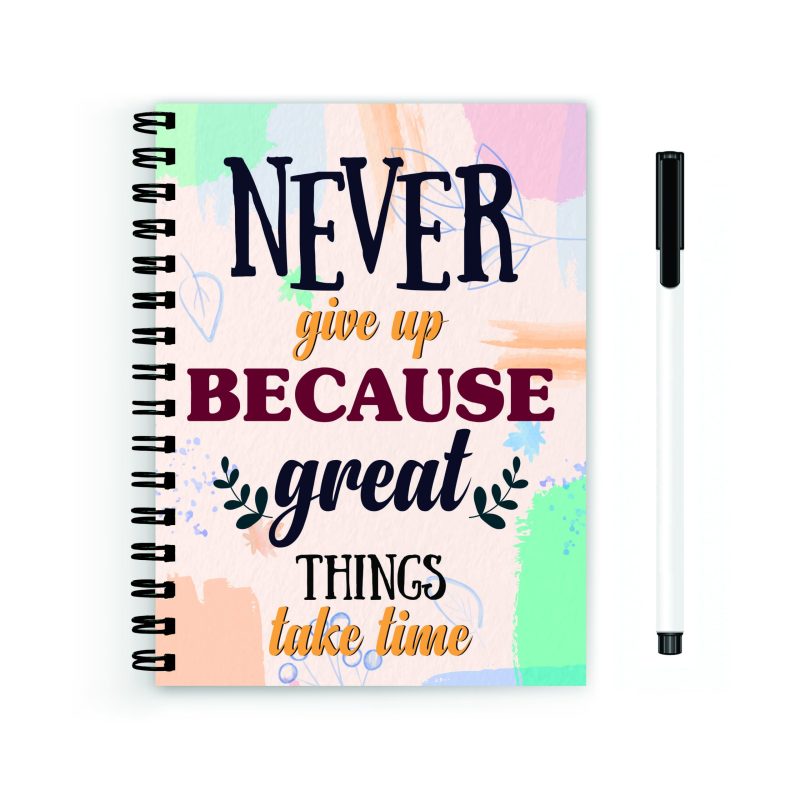 Motivational Quote Wiro A5 Journal