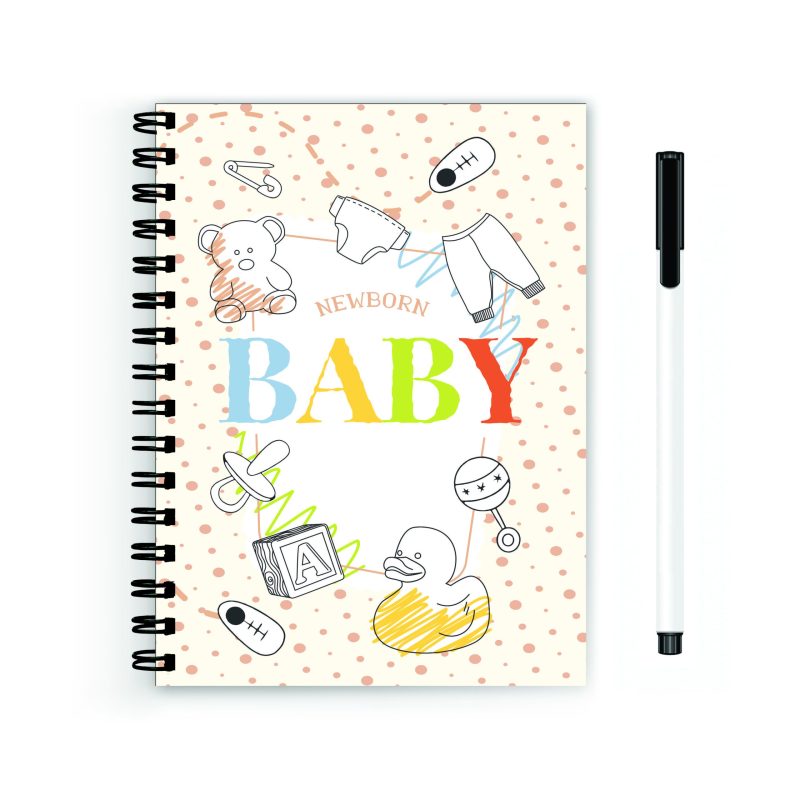 Crafty Worth Reusable Wiro Spiral Unruled Notebook Diary Journal My Story Blank Pages - A5 (Size 5.5x8)