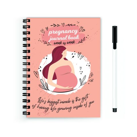 Crafty Worth Reusable Wiro Spiral Unruled Notebook Diary Journal My Bucket list Blank Pages – A5 (Size 5.5×8)