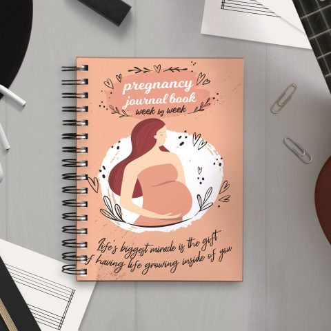 Crafty Worth Reusable Wiro Spiral Unruled Notebook Diary Journal My Bucket list Blank Pages – A5 (Size 5.5×8) - alternate view