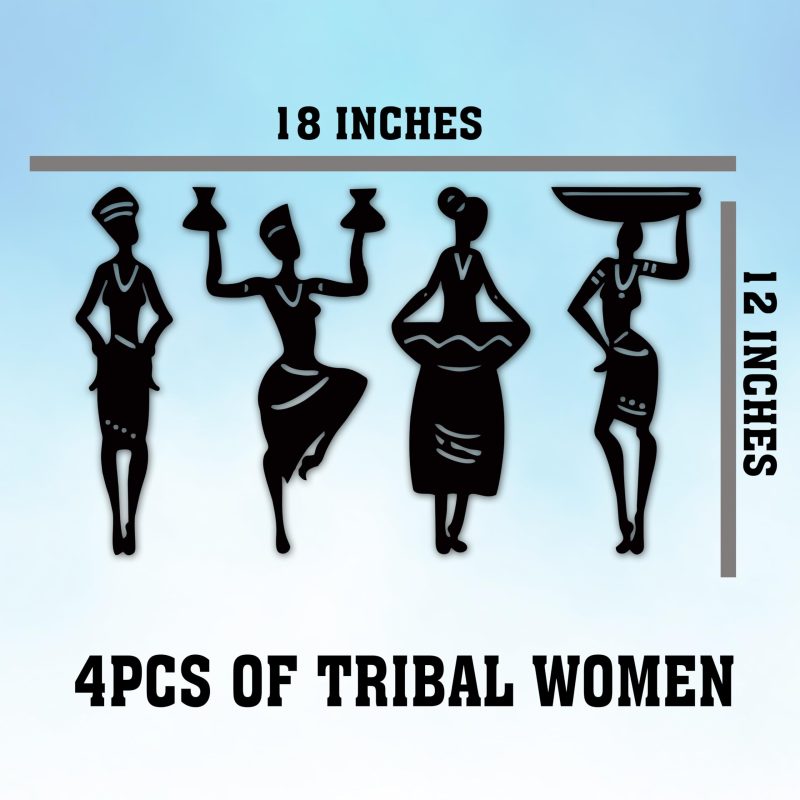 African Tribal Women Wood Wall Art