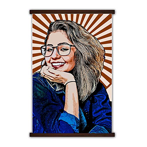 Personalized Pop Art Cartoon Sketch Portrait