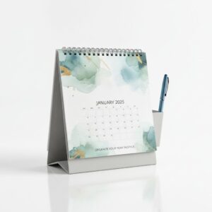 Personalized Desk Calendar for 2025 - customized table calendars, desk calendar printing, corporate desk calendars (Corporate Gifts > Seasonal Gifts > Calendars) | Crafty Worth personalized gift