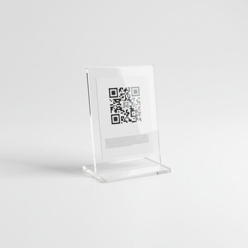 Custom Acrylic Payment QR Code Stand