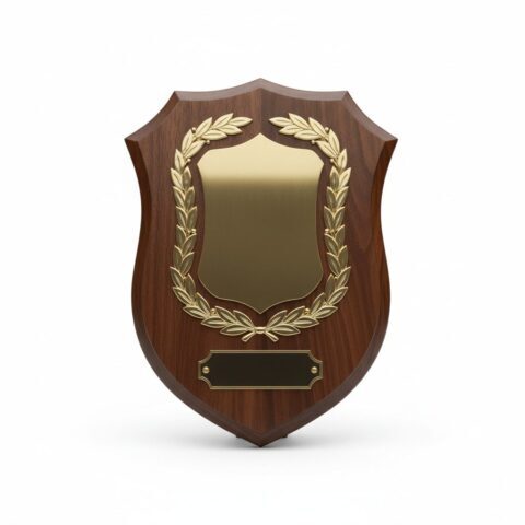 Premium Wooden Corporate Recognition Shield