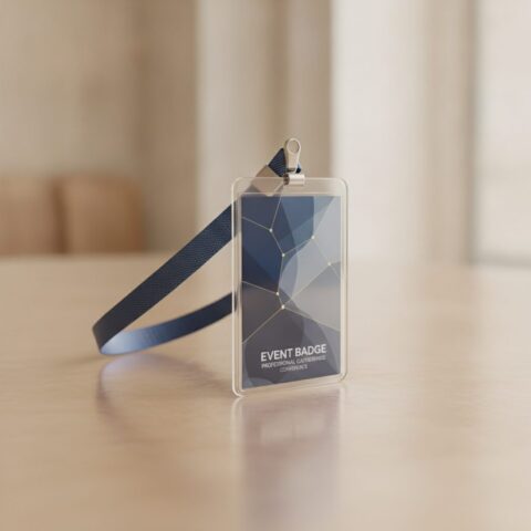 Custom Printed Professional Event Badges - alternate view