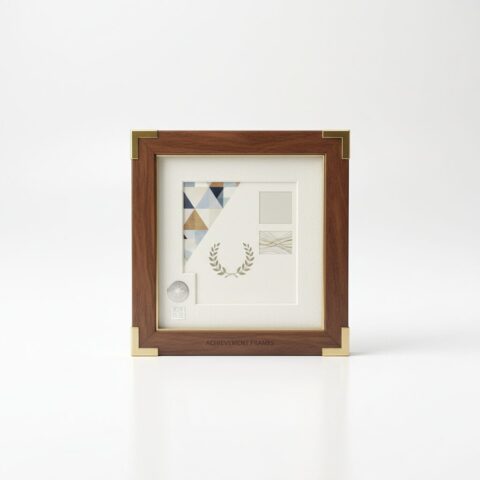Premium Wooden Certificate Achievement Frame