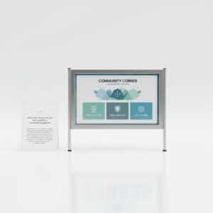 Custom Public Awareness Display Board - public awareness boards, government scheme signage, custom awareness displays (Government Orders > Public Information Boards > Awareness Boards) | Crafty Worth personalized gift