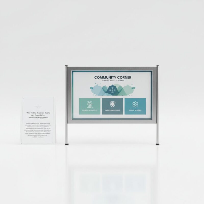 Custom Public Awareness Display Board