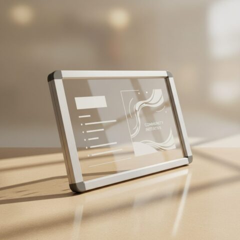 Custom Public Awareness Display Board - alternate view